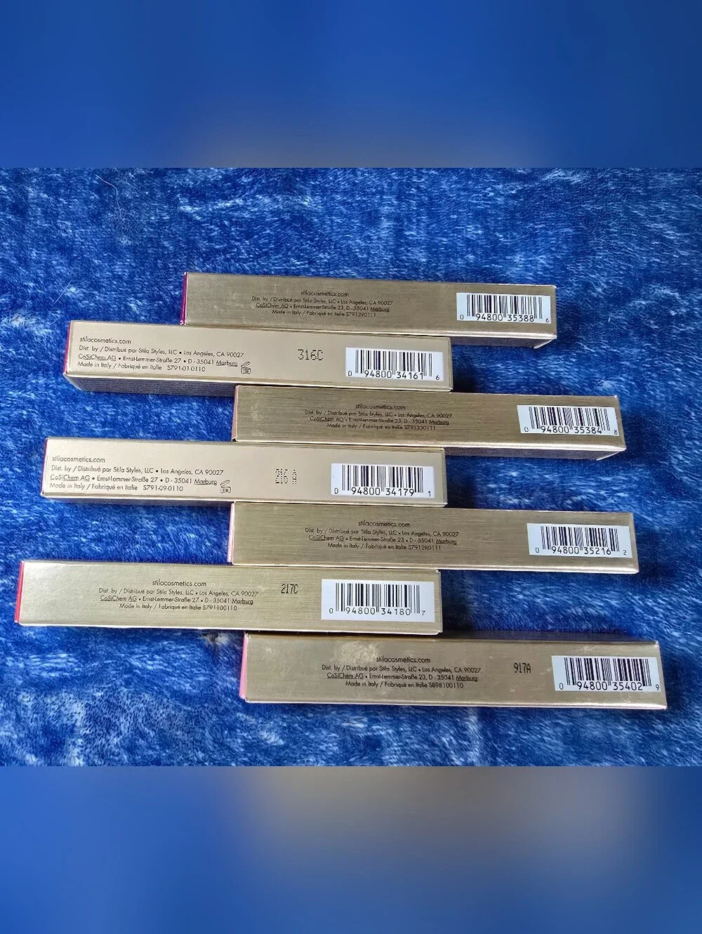 Stila Stay All Day Liquid Lipstick 7-Piece Bundle NIB